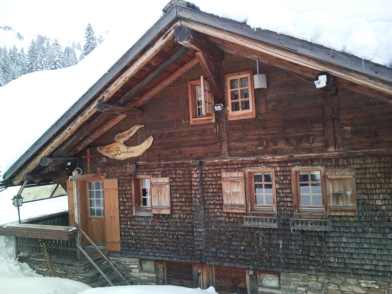 Auberge Restaurant Chez Gaby Champoussin Exterior foto